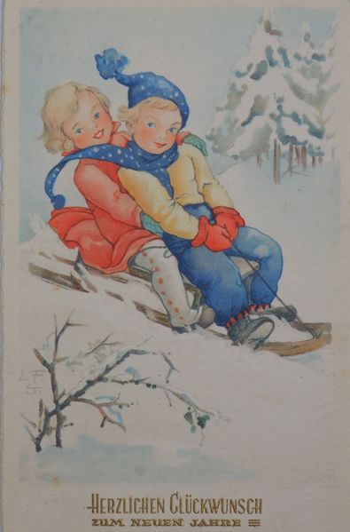 Datei:Postkarte Kinder Schlitten LFG.jpg