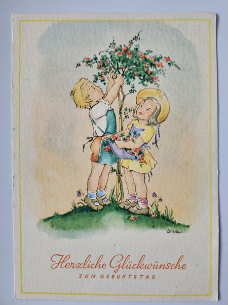 Datei:AK LFG Lore Kinder Baum Glückwunsch.jpg